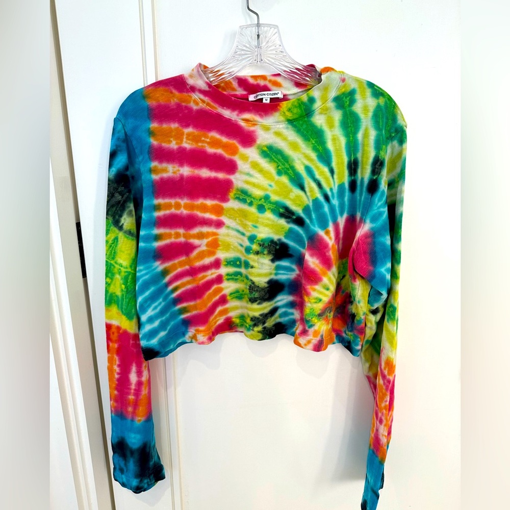 Cotton Citizen cropped long sleeved shirt